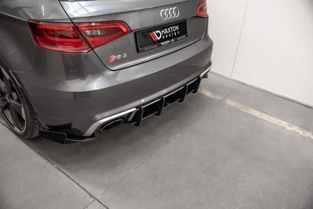 Maxton Racing Durability Rear Diffuser V.1 Audi RS3 8V Sportback - Black