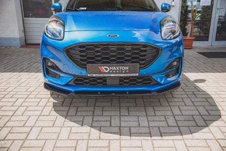 Maxton Front Splitter Ford Puma St-Line - Gloss Black
