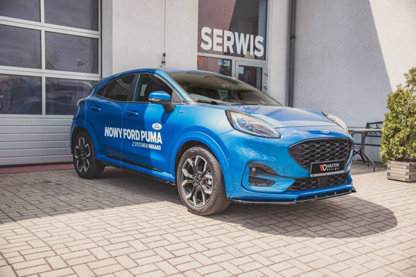 Maxton Front Splitter Ford Puma St-Line - Gloss Black