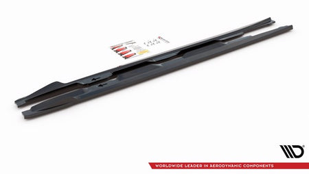 Maxton Side Skirts Diffusers Lexus Is F Mk2 - Gloss Black