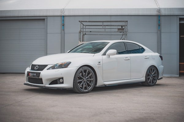 Maxton Side Skirts Diffusers Lexus Is F Mk2 - Gloss Black