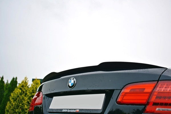 Maxton Spoiler Cap For BMW 3 E92 Mpack - Gloss Black