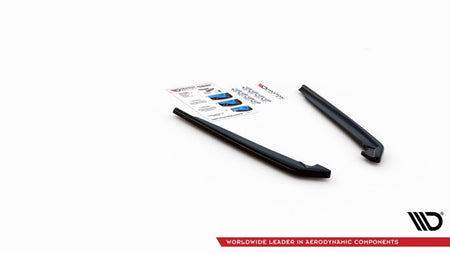 Maxton Rear Side Splitters BMW 5 G30 Facelift M-Pack - Gloss Black