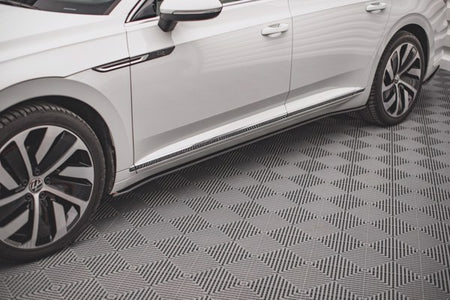 Maxton Street Pro Side Skirts Diffusers Volkswagen Arteon R-Line Facelift - Black