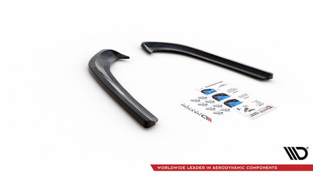 Maxton Rear Side Splitters Ford Mondeo Mk5 - Gloss Black