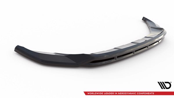Maxton Front Splitter V.1 Volkswagen T-Roc R Mk1 Facelift - Gloss Black