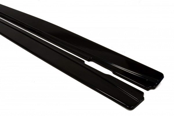 Maxton Side Skirts Diffusers Mercedes Cls C218 Amg Line - Gloss Black