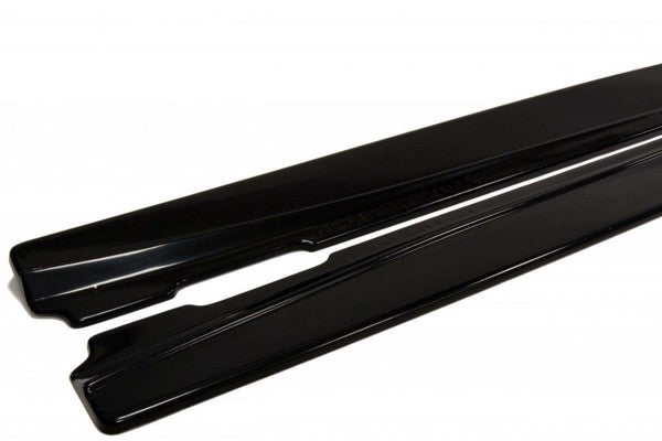 Maxton Side Skirts Diffusers Mercedes Cls C218 Amg Line - Gloss Black