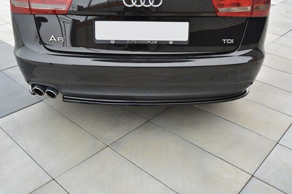 Maxton Rear Side Splitters Audi A6 C7 Avant - Gloss Black