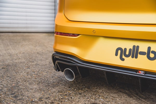 Maxton Rear Valance VW Golf 8 (Gti Look) - Gloss Black