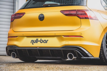 Maxton Rear Valance VW Golf 8 (Gti Look) - Gloss Black