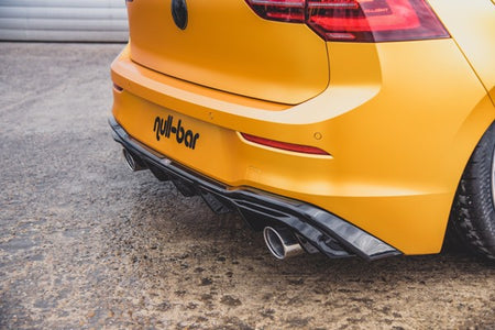 Maxton Rear Valance VW Golf 8 (Gti Look) - Gloss Black