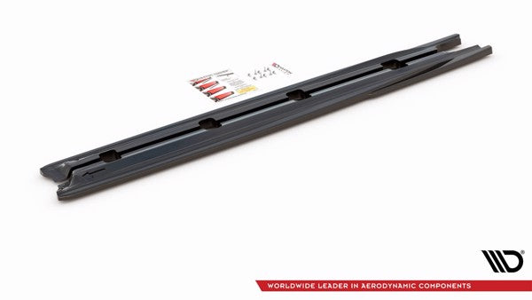 Maxton Side Skirts Diffusers Skoda Kamiq - Gloss Black