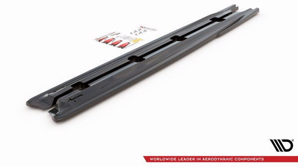 Maxton Side Skirts Diffusers Skoda Kamiq - Gloss Black