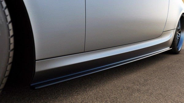 Maxton Side Skirts Diffusers For BMW 3 E92 Mpack - Gloss Black