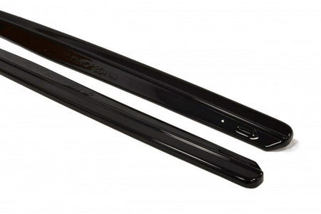 Maxton Side Skirts Diffusers For BMW 3 E92 Mpack - Gloss Black