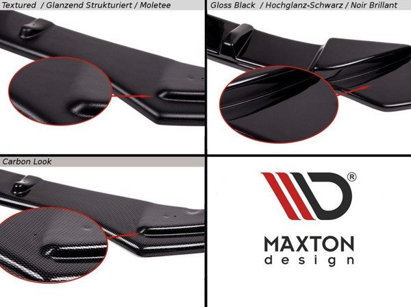 Maxton Side Skirts Diffusers V.1 Seat Leon Fr Mk4 / Cupra Leon  - Gloss Black