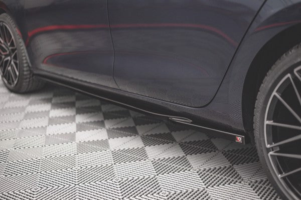 Maxton Side Skirts Diffusers V.1 Seat Leon Fr Mk4 / Cupra Leon  - Gloss Black