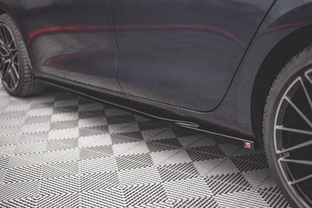 Maxton Side Skirts Diffusers V.1 Seat Leon Fr Mk4 / Cupra Leon  - Gloss Black