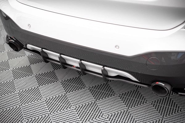 Maxton Street Pro Rear Diffuser BMW X1 M-Pack F48 - Black
