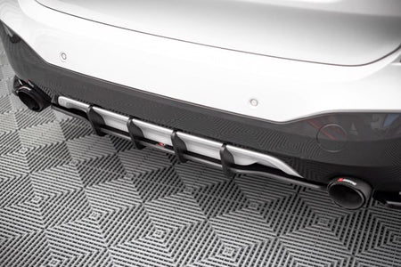 Maxton Street Pro Rear Diffuser BMW X1 M-Pack F48 - Black