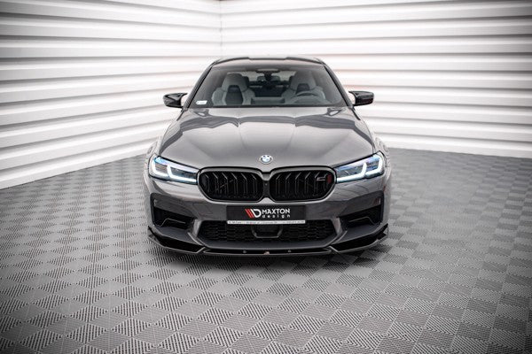 Maxton Front Splitter V.1 BMW M5 F90 Facelift - Gloss Black