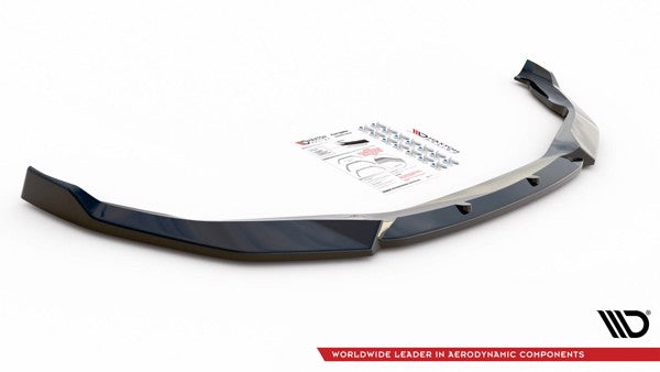 Maxton Front Splitter V.1 BMW M5 F90 Facelift - Gloss Black