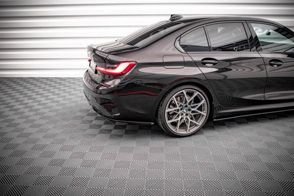 Maxton Rear Side Splitters V.4 BMW M340I G20 / G21 - Gloss Black