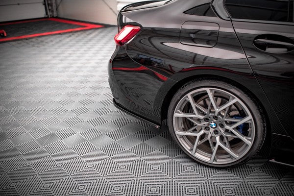 Maxton Rear Side Splitters V.4 BMW M340I G20 / G21 - Gloss Black