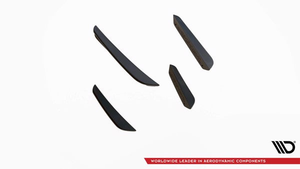 Maxton Front Bumper Wings (Canards) Audi R8 Mk2 Facelift