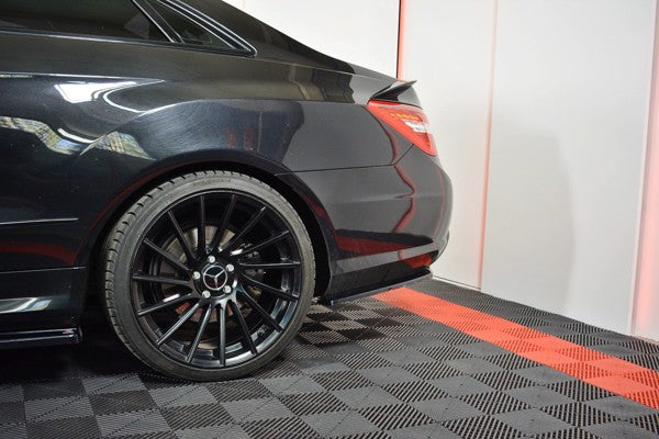 Maxton Rear Side Splitters  Mercedes-Benz E-Class W207 Coupe Amg-Line - Gloss Black
