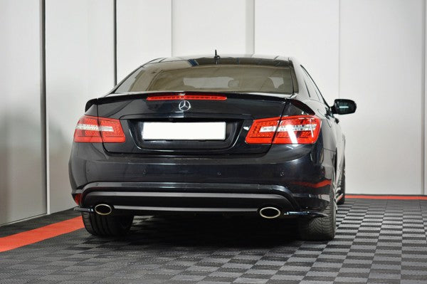 Maxton Rear Side Splitters  Mercedes-Benz E-Class W207 Coupe Amg-Line - Gloss Black