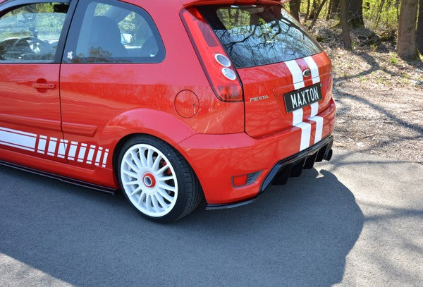 Maxton Rear Side Splitters Ford Fiesta St Mk6 - Gloss Black