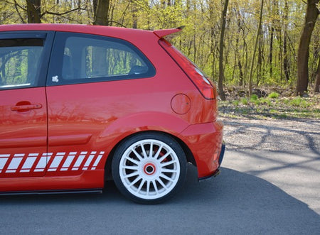 Maxton Rear Side Splitters Ford Fiesta St Mk6 - Gloss Black
