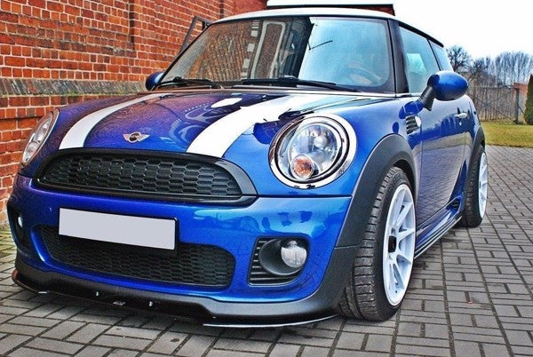 Maxton Front Splitter Mini Cooper R56 Jcw - Gloss Black