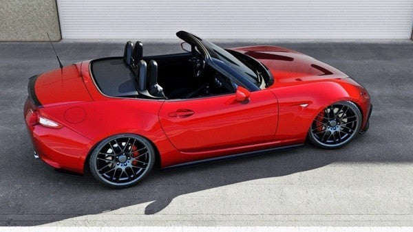 Maxton Rear Side Splitters Mazda Mx-5 Iv - Gloss Black
