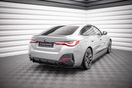 Maxton Street Pro Rear Side Splitters BMW 4 Gran Coupe M-Pack G26 - Black
