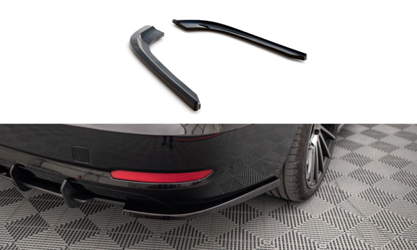 Maxton Rear Side Splitters BMW 3 Gt F34 - Gloss Black