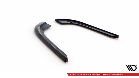 Maxton Rear Side Splitters BMW 3 Gt F34 - Gloss Black