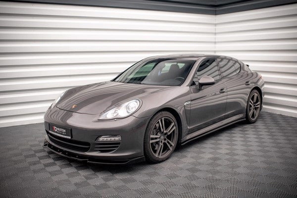 Maxton Side Skirts Diffusers V.2 Porsche Panamera / Panamera Diesel / Panamera Turbo 970 - Gloss Black