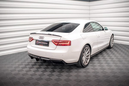 Maxton Rear Side Splitters Audi A5 Coupe 8T Facelift - Gloss Black