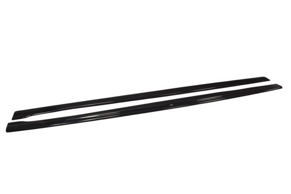 Maxton Side Skirts Diffusers Audi RS7 C7 Fl - Gloss Black