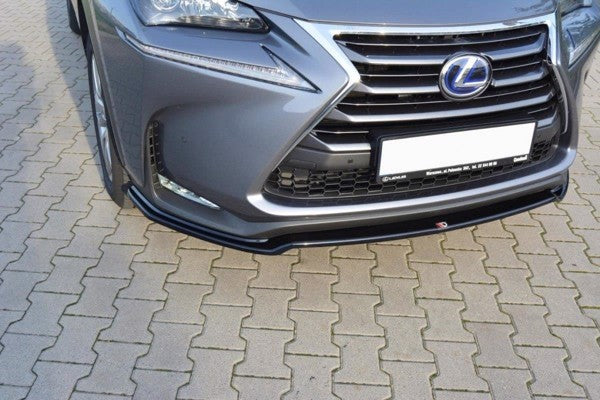 Maxton Front Splitter V.1 Lexus Nx Mk1 - Gloss Black