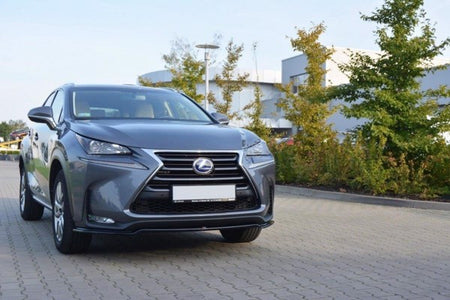 Maxton Front Splitter V.1 Lexus Nx Mk1 - Gloss Black