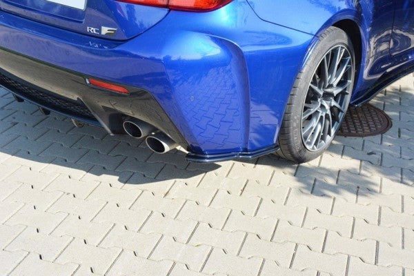 Maxton Rear Side Splitters Lexus Rc F - Gloss Black