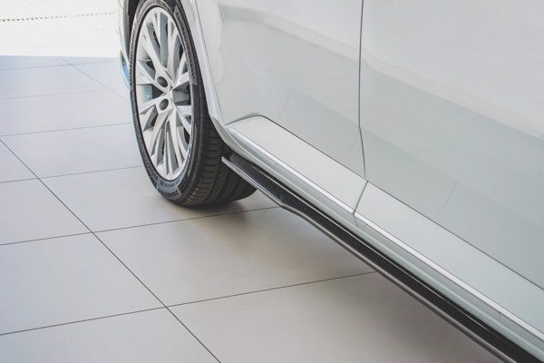 Maxton Side Skirts Diffusers Skoda Superb Mk3 Fl - Gloss Black