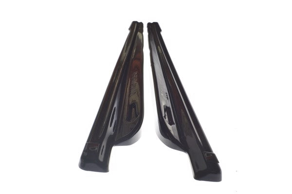 Maxton Side Skirts Diffusers Skoda Superb Mk3 Fl - Gloss Black