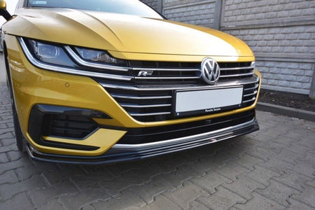 Maxton Front Splitter V.1 VW Arteon - Gloss Black