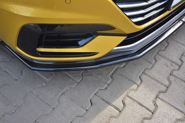 Maxton Front Splitter V.1 VW Arteon - Gloss Black