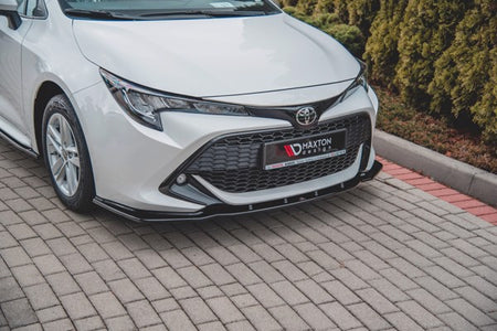 Maxton Front Splitter V.1 Toyota Corolla Xii Touring Sports/ Hatchback - Gloss Black